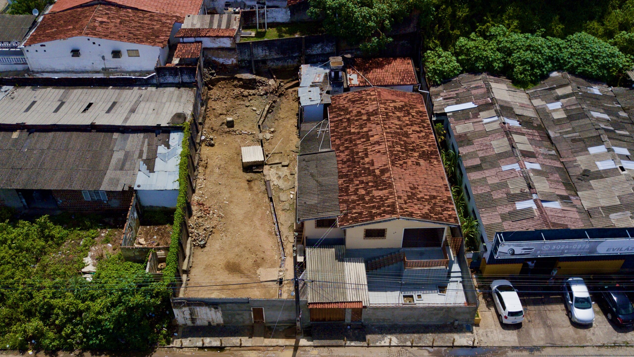 Destruição de uma marco da história da cidade