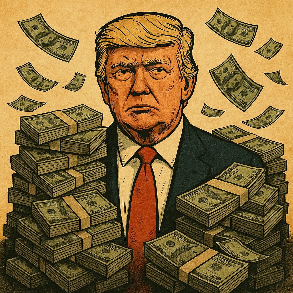 Trump, o Maior Beneficiário de Sua Própria Presidência