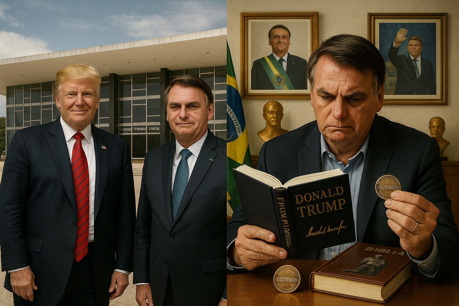 O Messias em Ruínas: Bolsonaro Entre a Saudade de Trump e o Medo do Cárcere