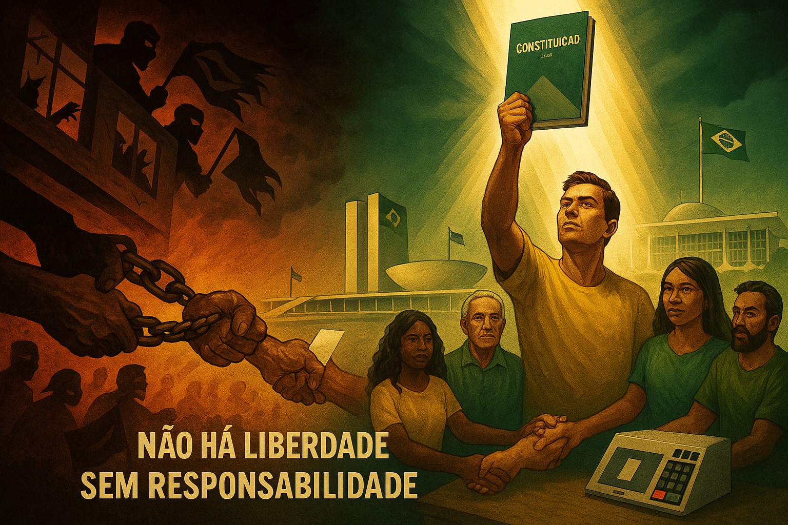 Em Nome da Liberdade, Pela Constituição