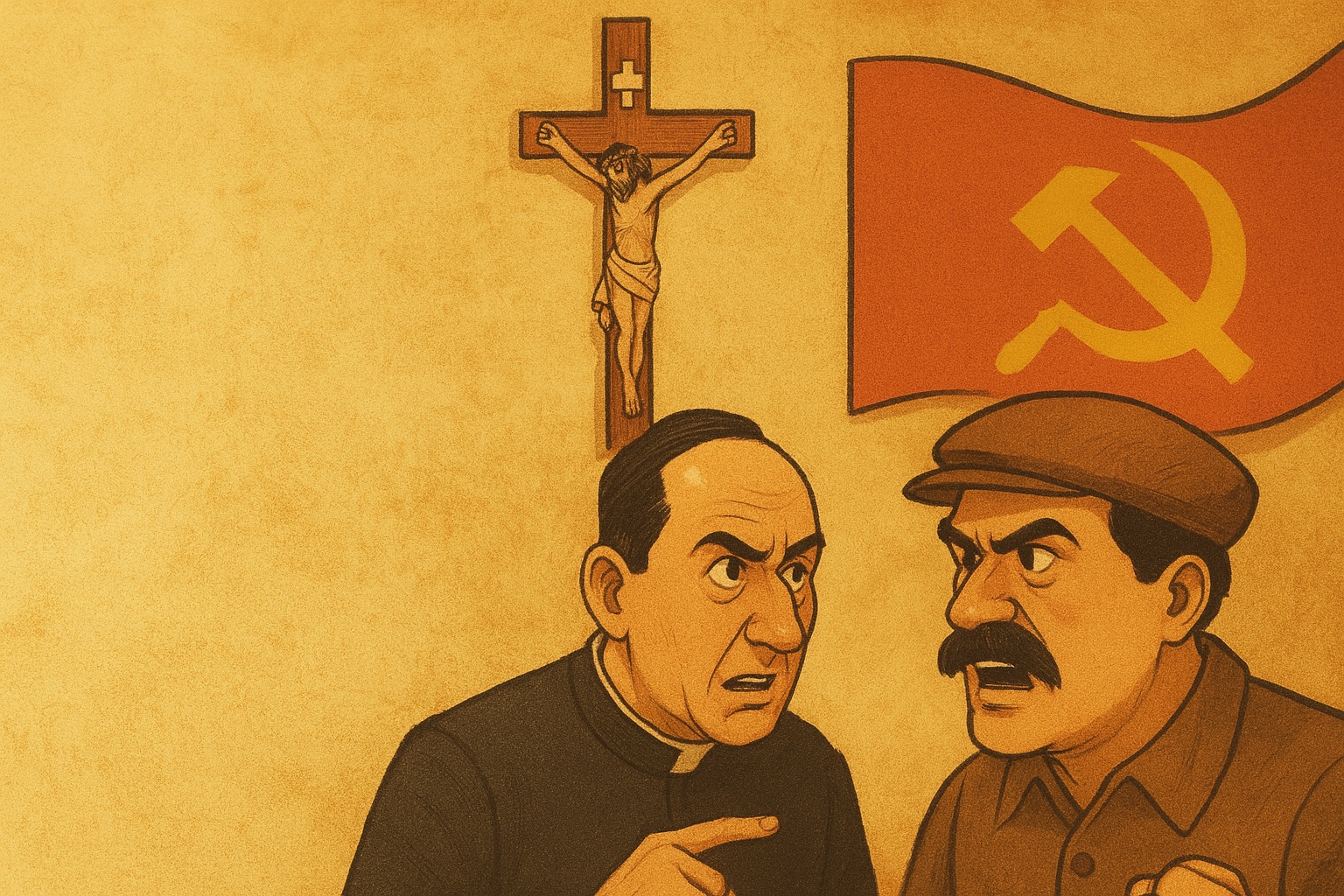 Carta Apócrifa de Dom Camilo e Peppone aos Poleminadores de Todas as Cores