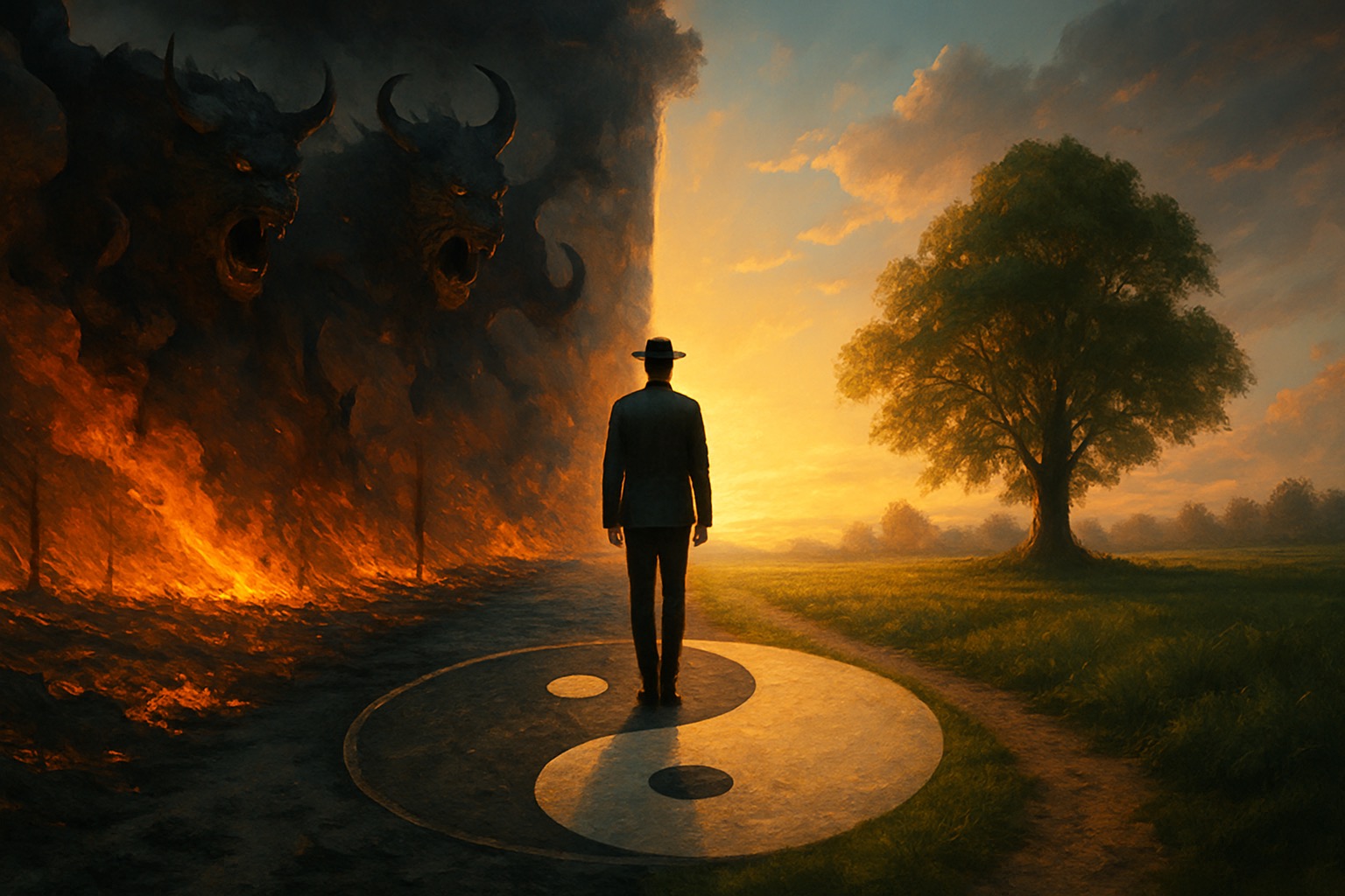 Entre sombras e luzes: uma reflexão sobre os extremos