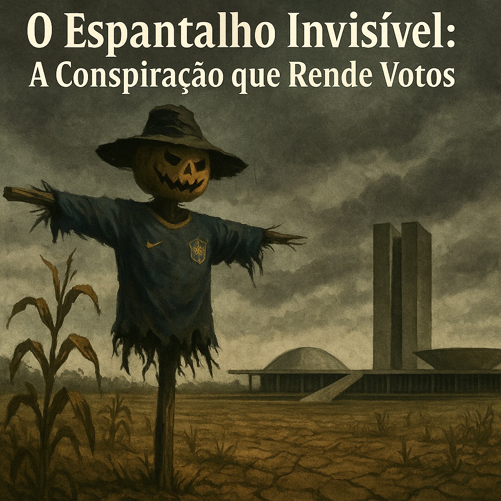 O Espantalho Invisível: A Conspiração que Rende Votos