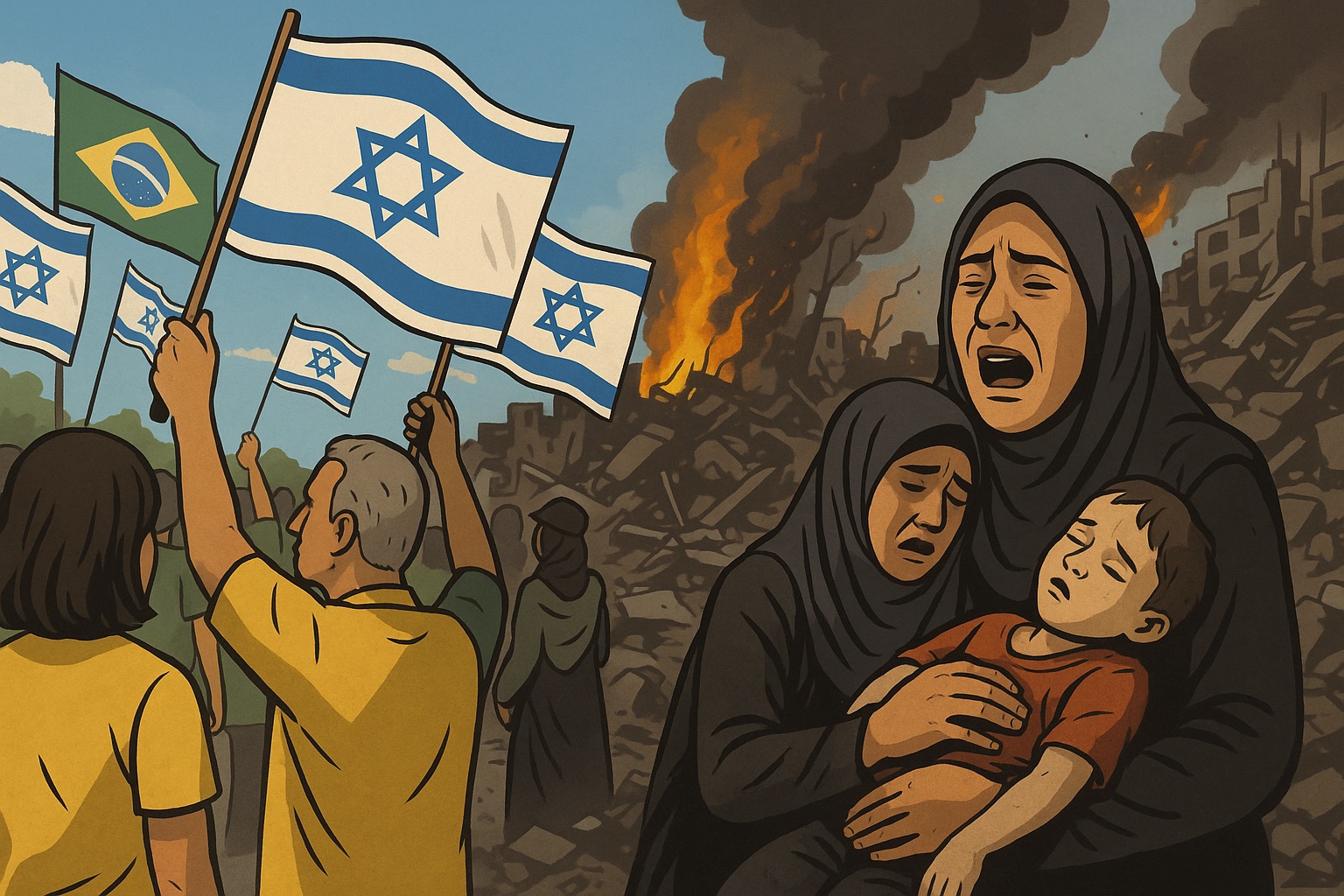 Gaza: o silêncio que fere a humanidade