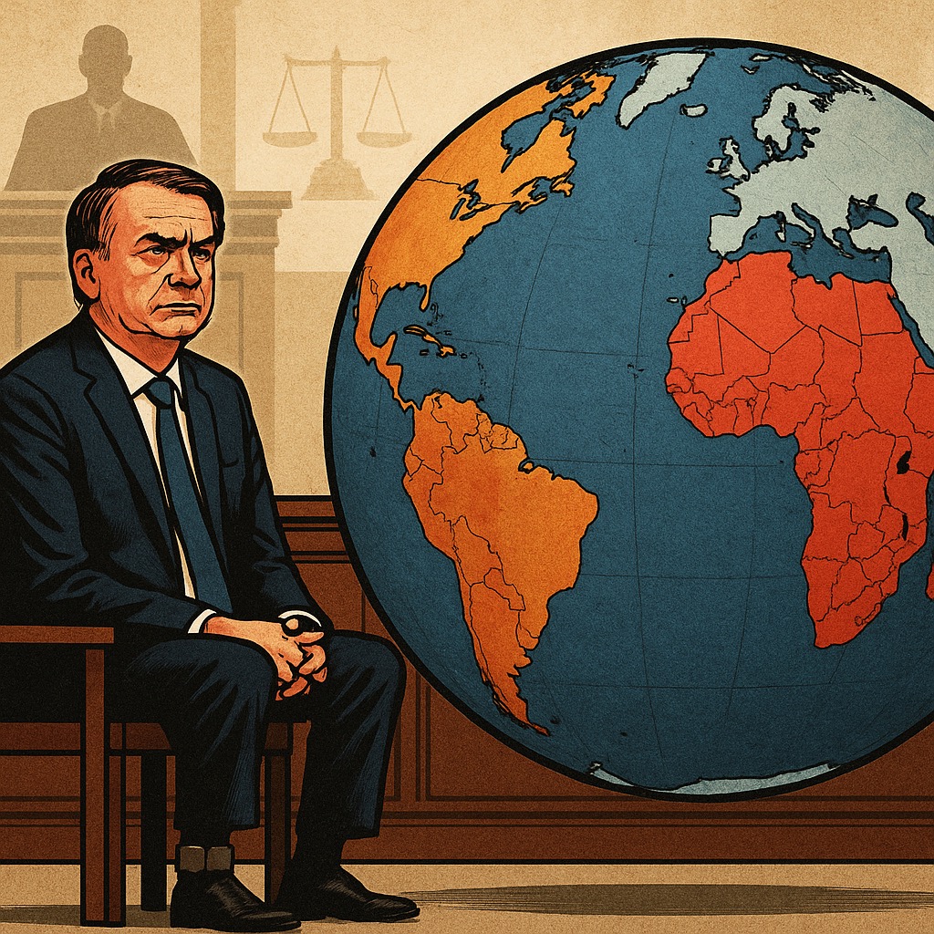 Bolsonaro no banco dos réus: um julgamento que atravessa continentes
