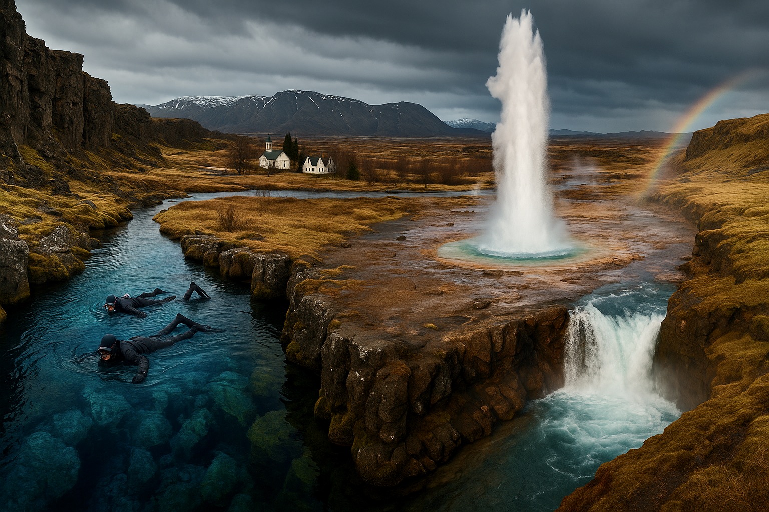 Círculo Dourado: Entre o Fogo da Terra e o Silêncio dos Vikings
