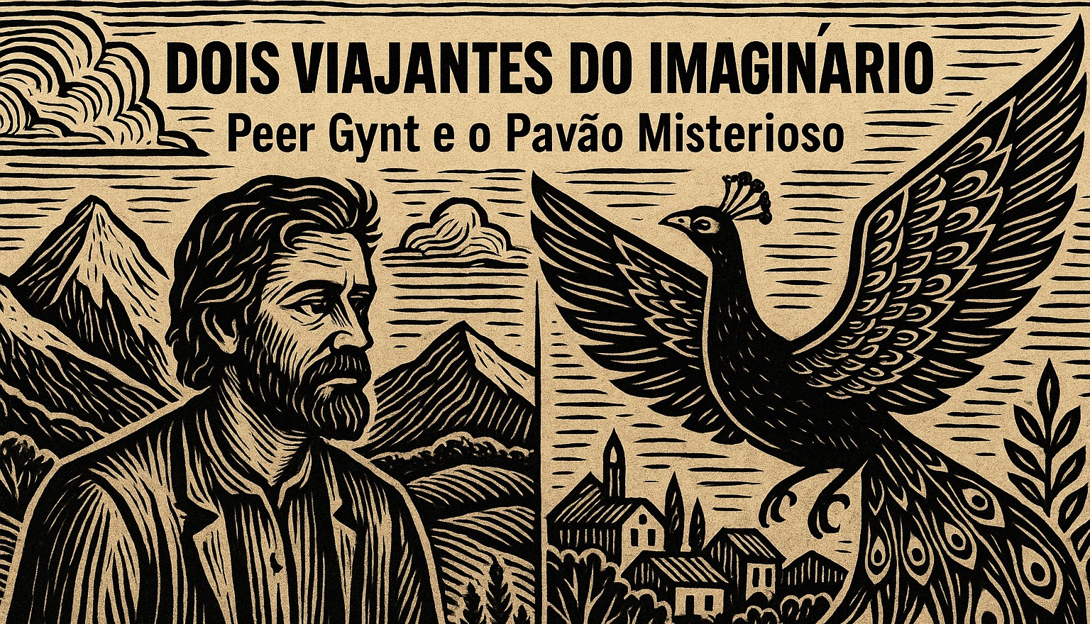 Dois Viajantes do Imaginário — Peer Gynt e o Pavão Misterioso
