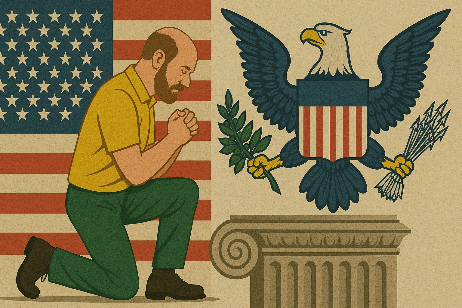 A quinta-coluna verde-amarela