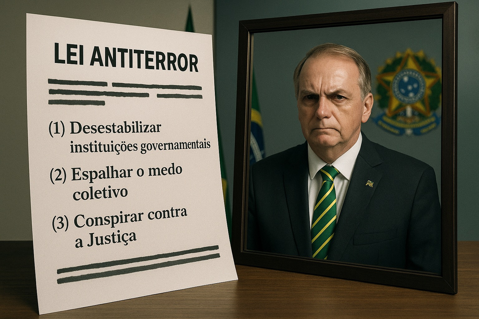 Quando a Lei Encontra o Espelho: Terrorismo, Golpismo e o Preço da Coerência