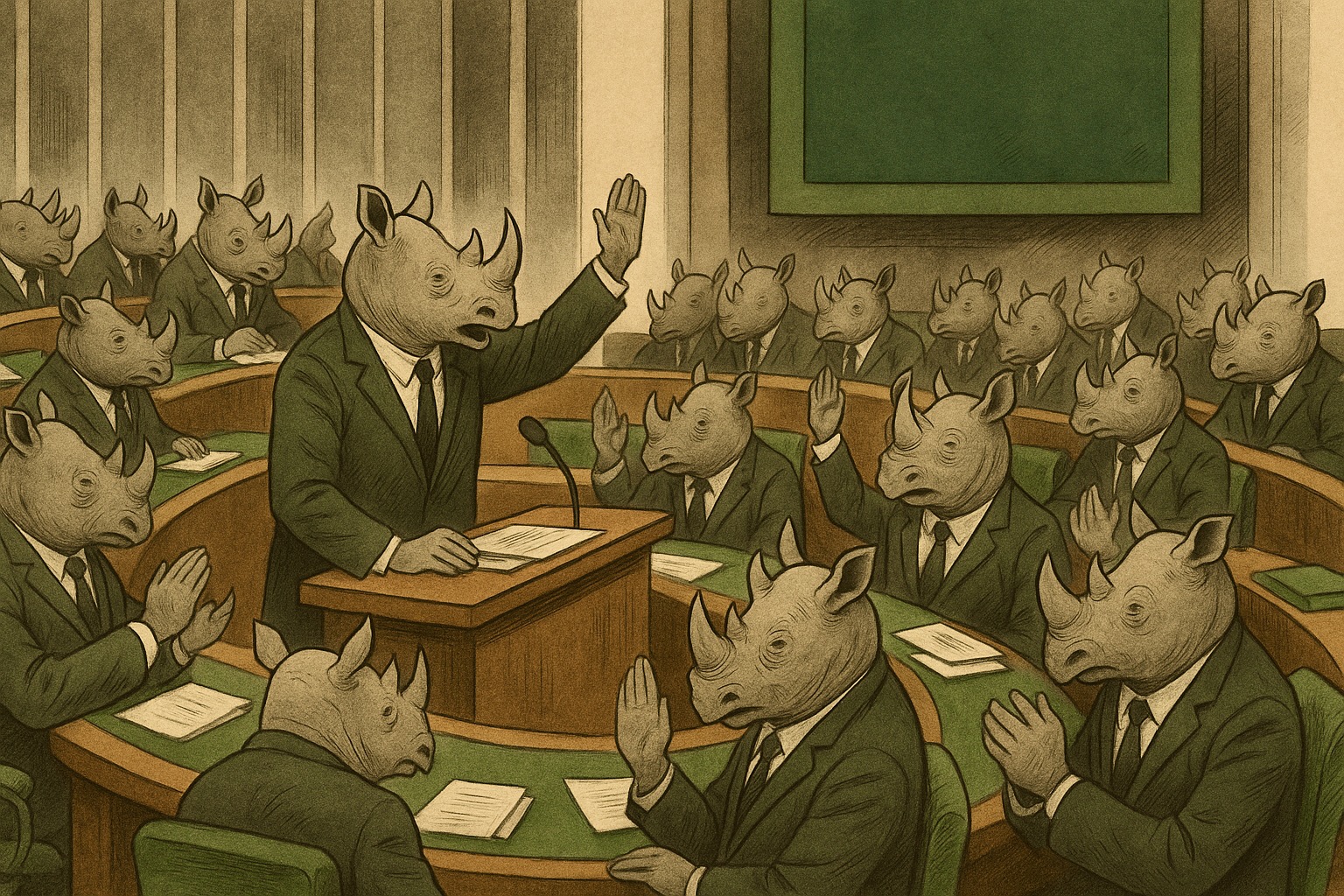 O Parlamento dos Rinocerontes