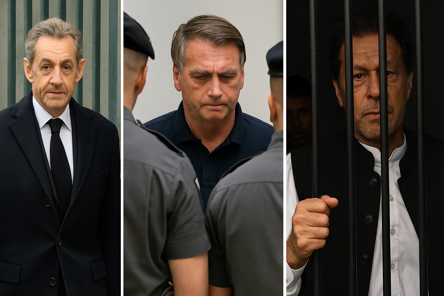 Três prisões, três democracias e um mesmo dilema