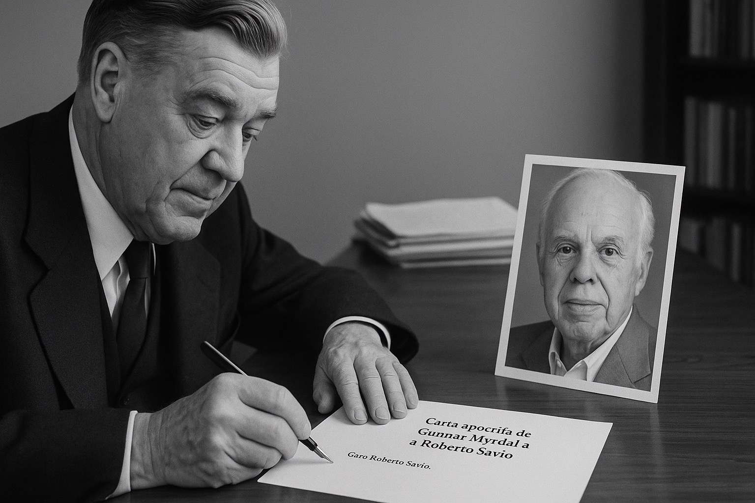 Carta apócrifa de Gunnar Myrdal a Roberto Savio, fundador da IPS