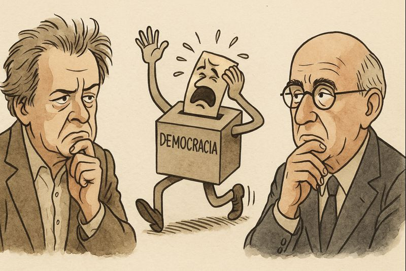 Entre a fúria e o absurdo: a democracia brasileira em cena