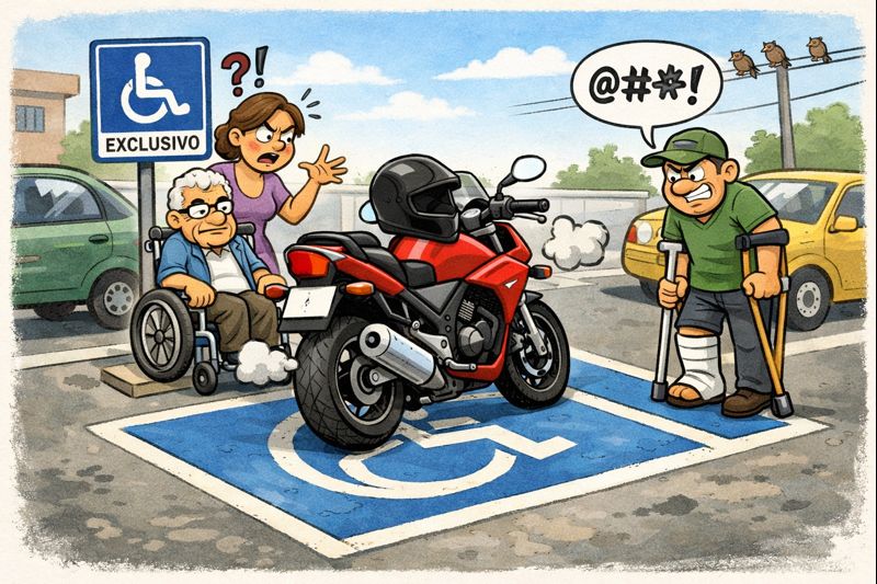 Quando o delivery estaciona a cidade