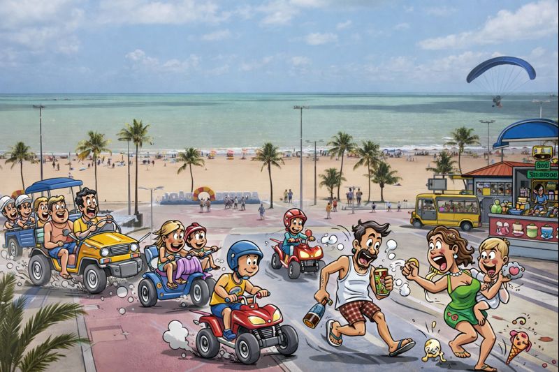 Entre o discurso e a orla: quando o improviso substitui a política pública