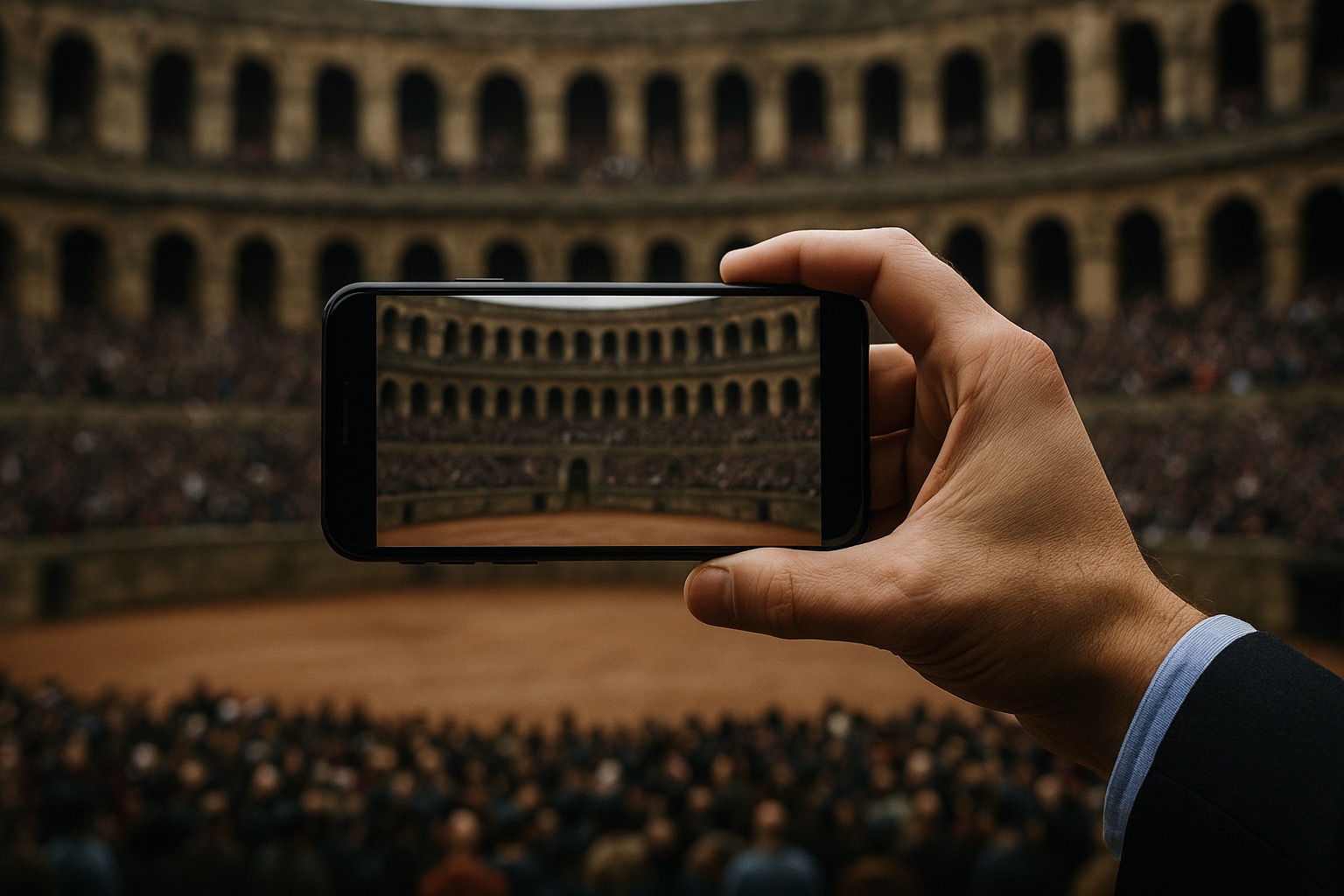 O Coliseu digital e a erosão moral