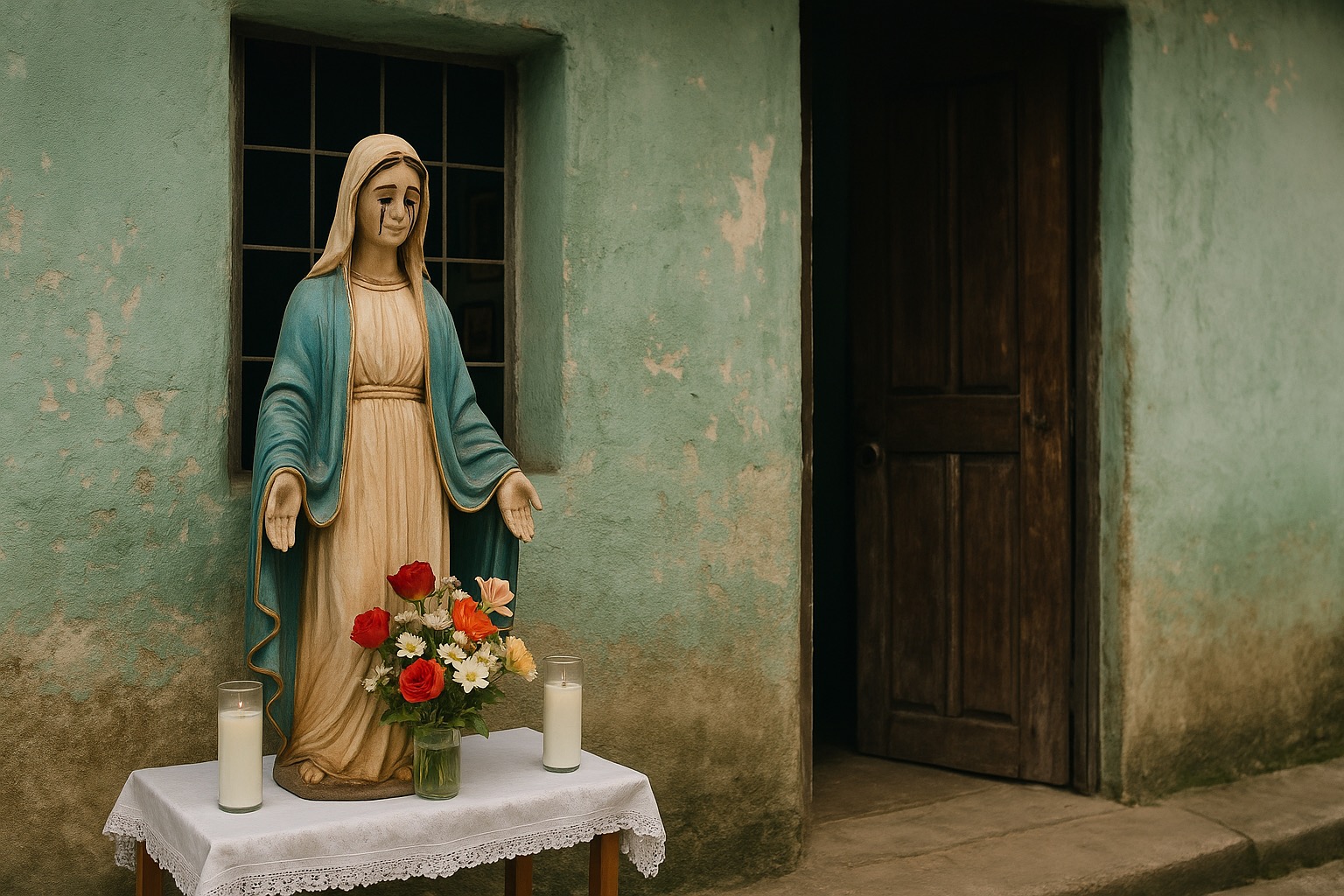 Quando a santa chorou na Rua Vasco da Gama