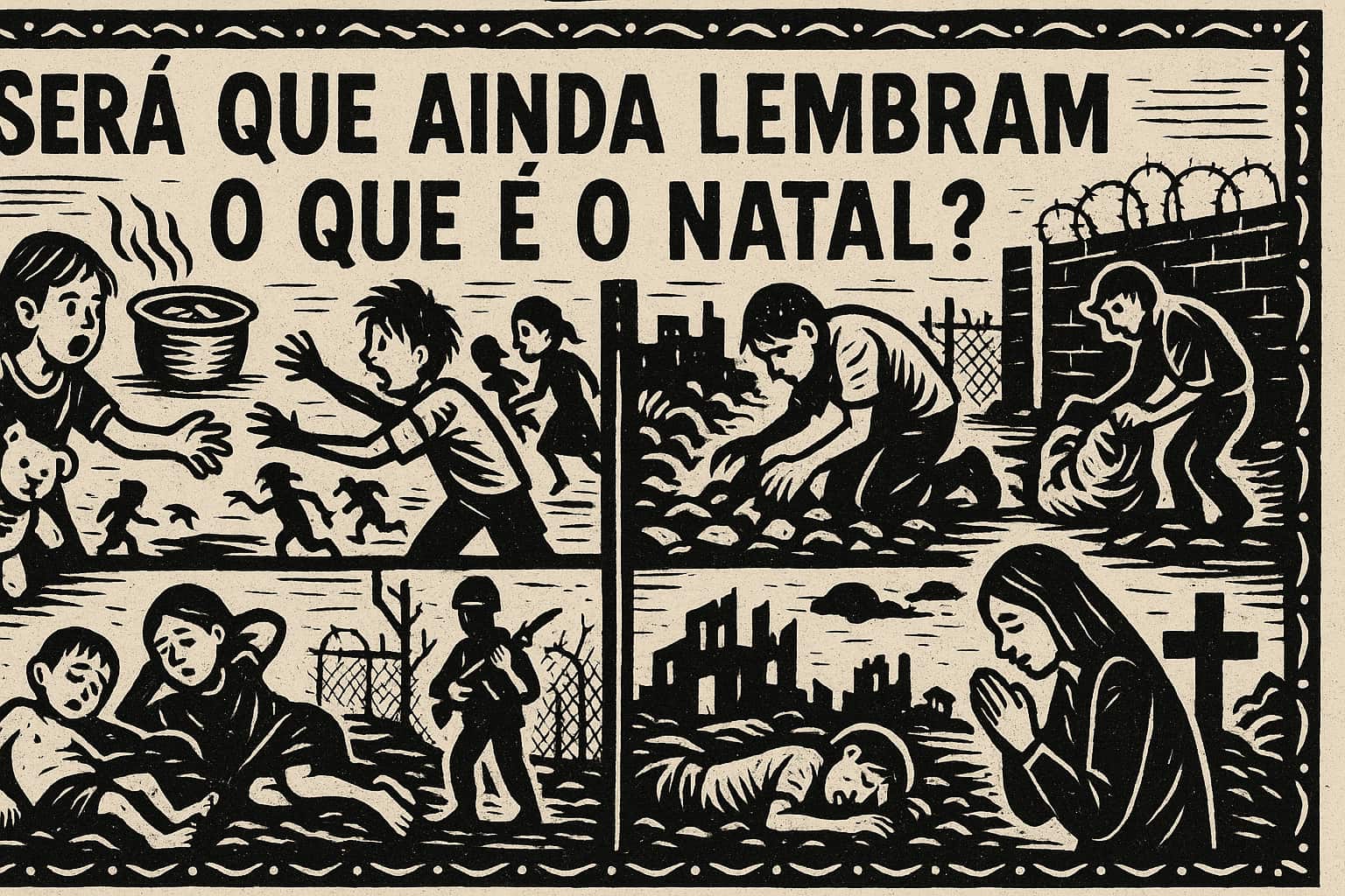 Será que ainda lembram o que é o Natal?