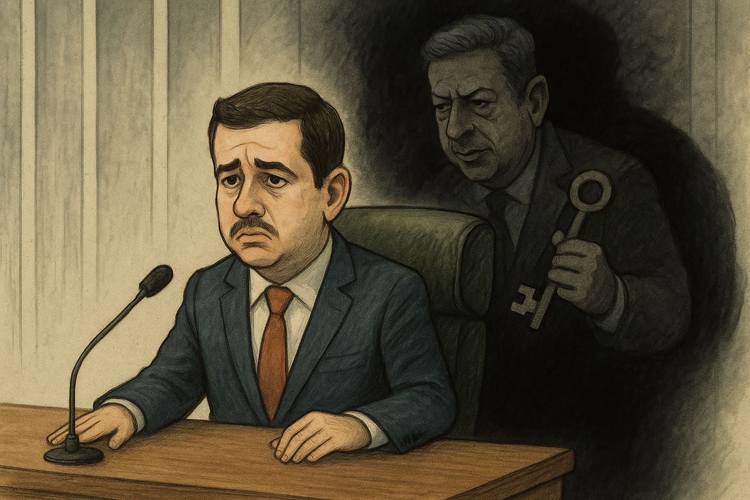 O presidente que não preside e a sombra que governa