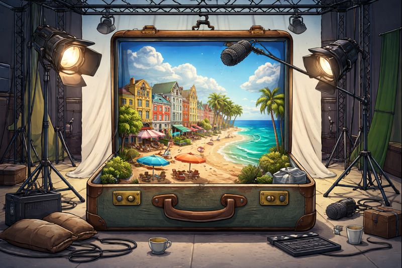 Quando a viagem vira vitrine