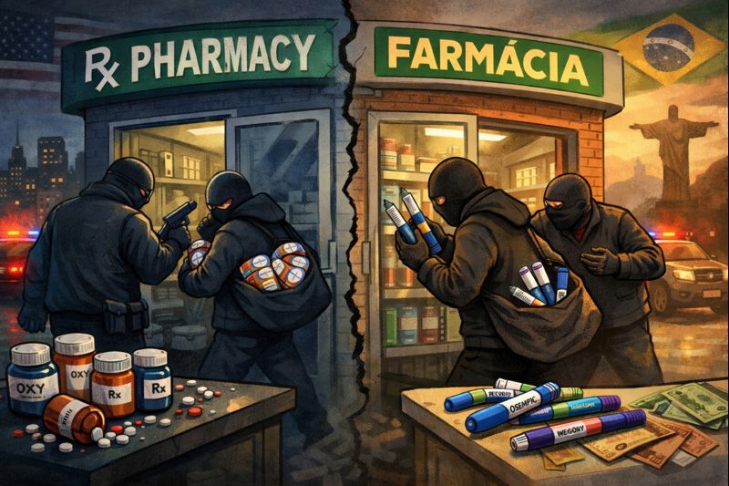 Quando o remédio vira mercadoria do crime