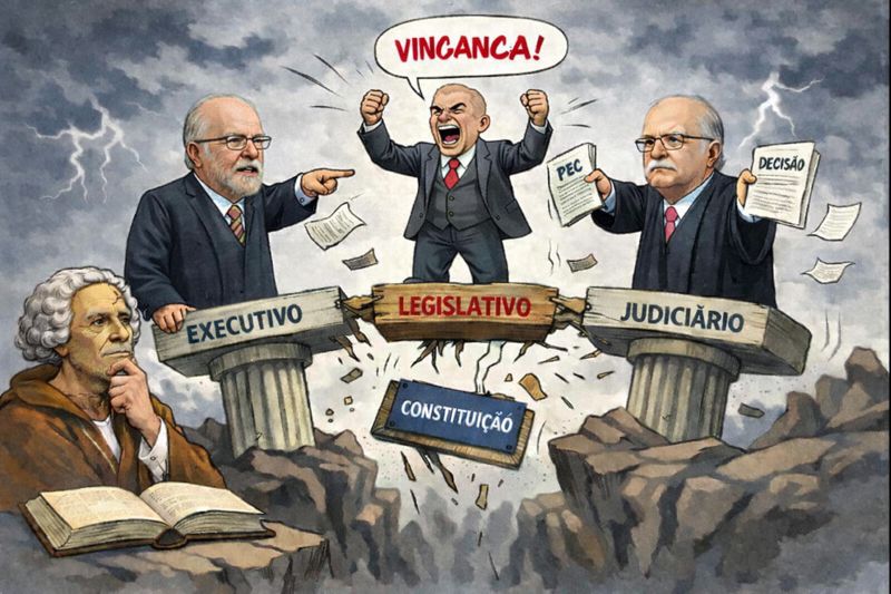 Entre o Freio e o Abuso: a Separação de Poderes em Xeque