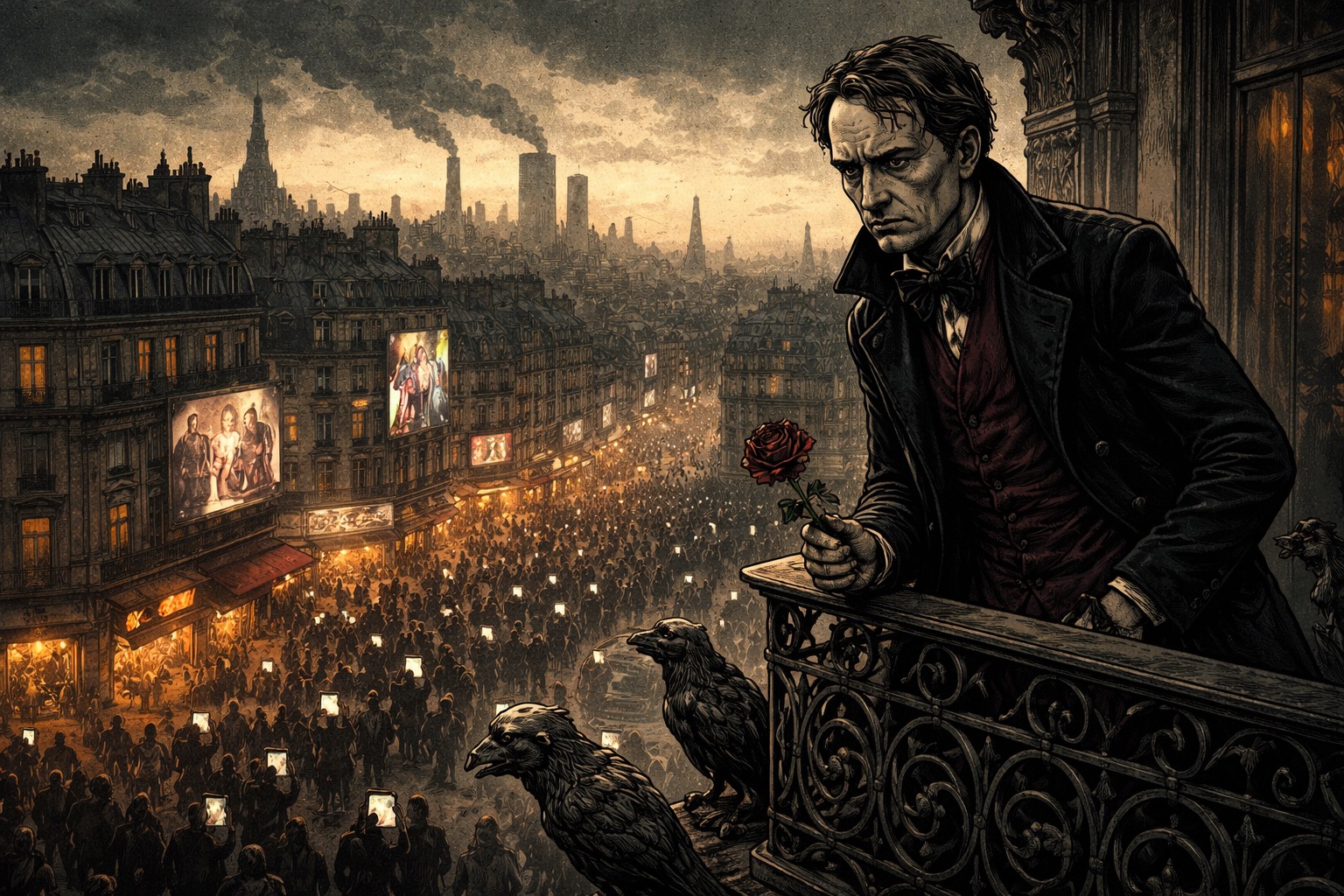 À sombra de As Flores do Mal