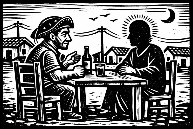 If God Sat Down at the Bar with Zé from Brazil