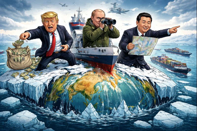 O degelo do Ártico e a política do constrangimento