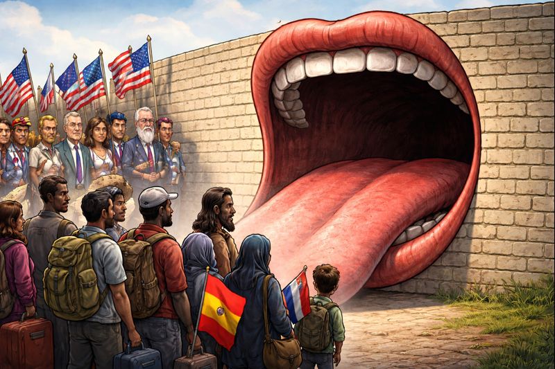 A língua como fronteira: patriotismo, imigração e o velho medo do cosmopolita