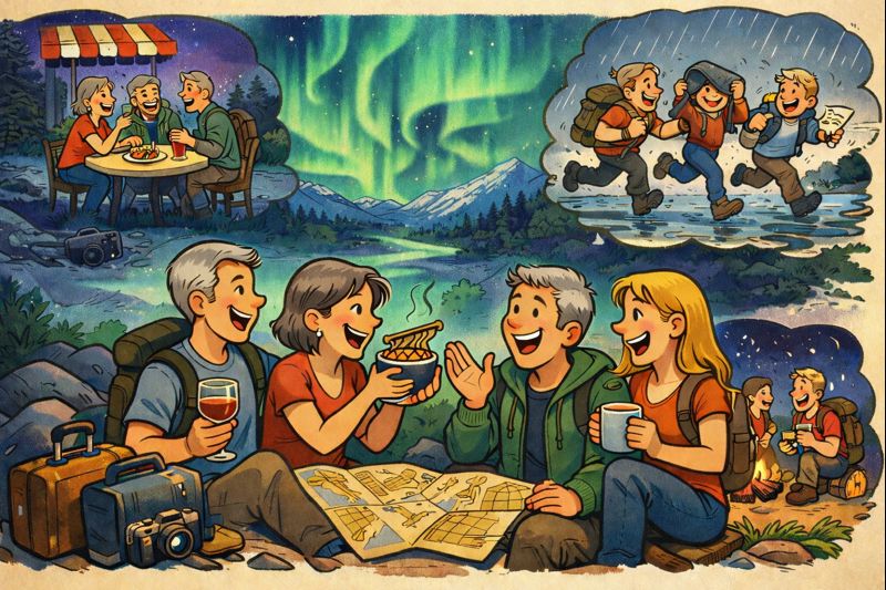 A viagem que fica na memória