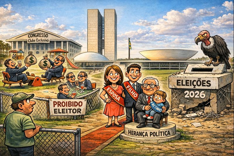 A política sem eleitor: um ciclo de mediocridade e heranças