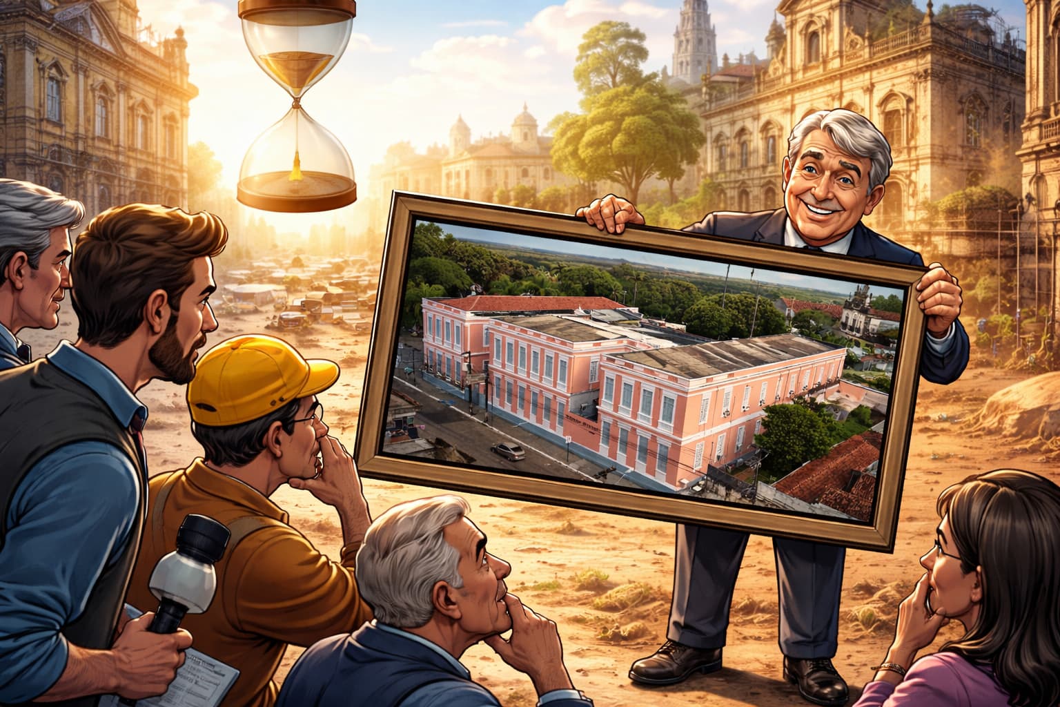 Entre anúncios e alicerces