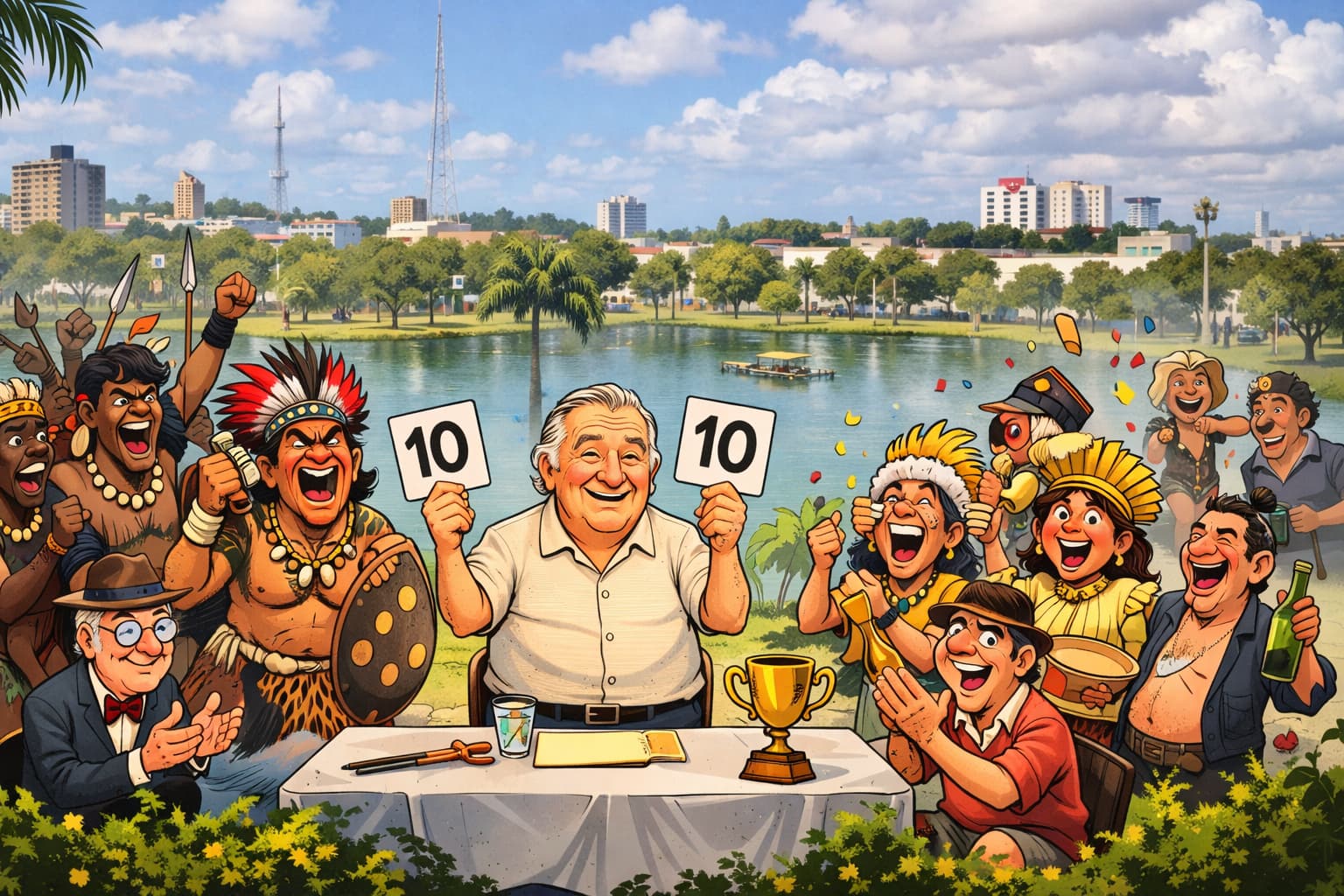 O Tenente, as Tribos e o Carnaval da Paz