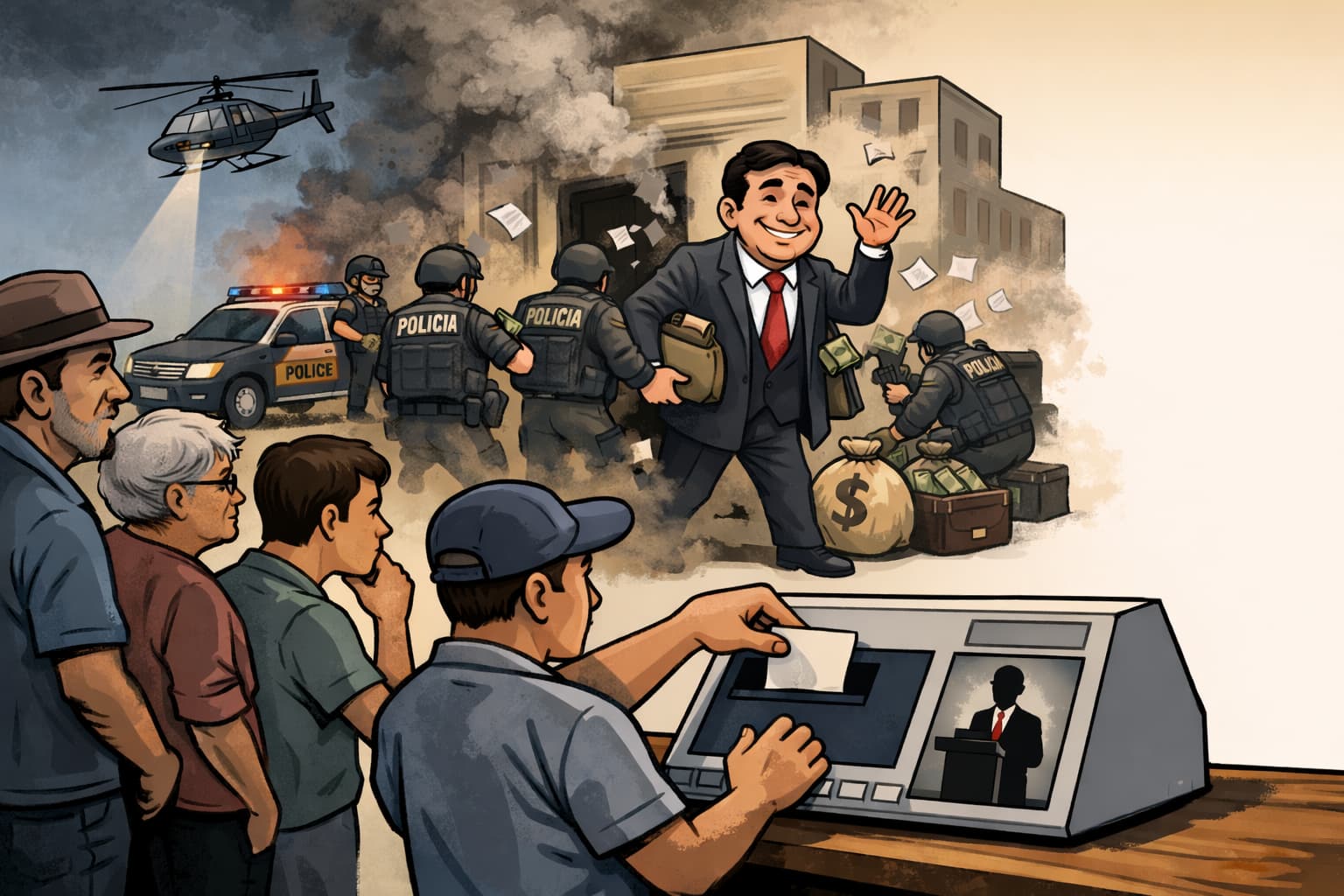 Entre investigações e urnas: a responsabilidade compartilhada