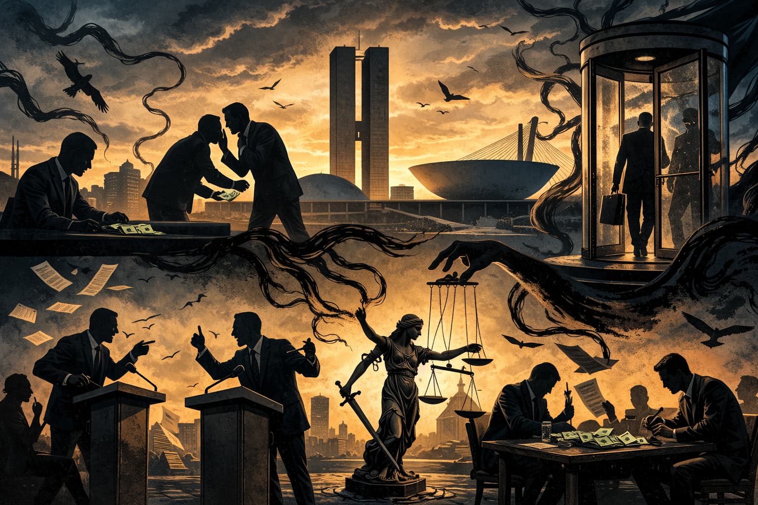 Entre o palco e os subterrâneos do poder