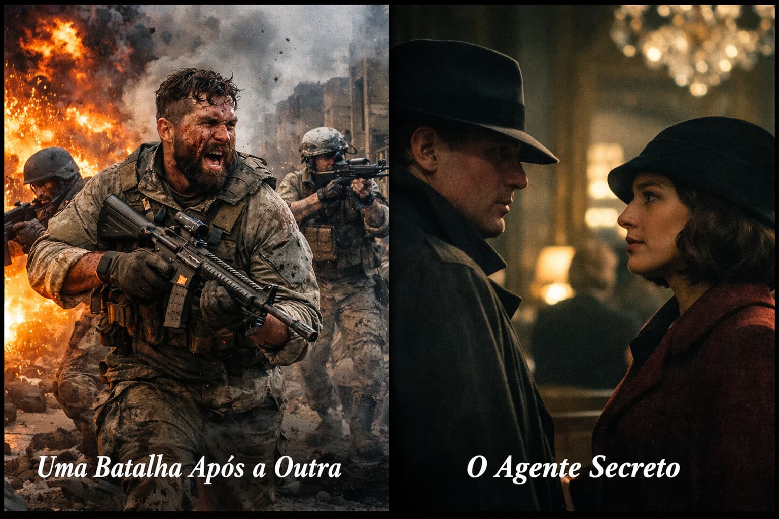 Entre Uma Batalha Após a Outra e O Agente Secreto: contradições de um tempo — e de um olhar
