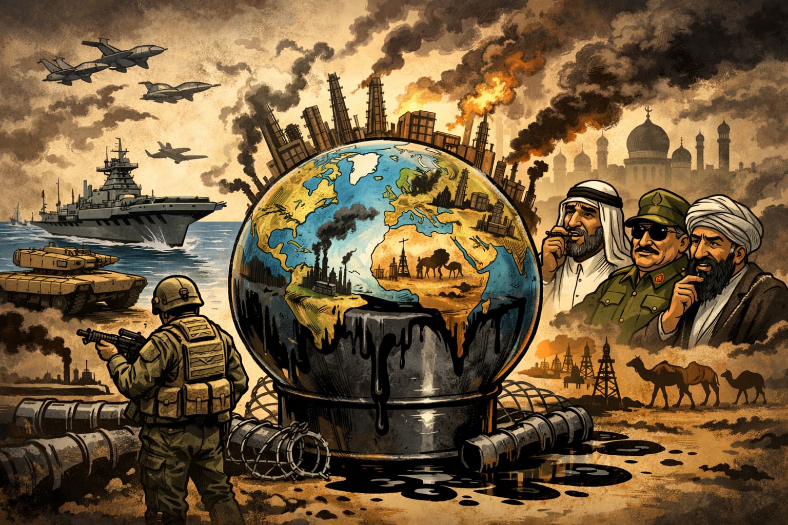 Petróleo e Poder: A Engrenagem Oculta da Ordem Internacional