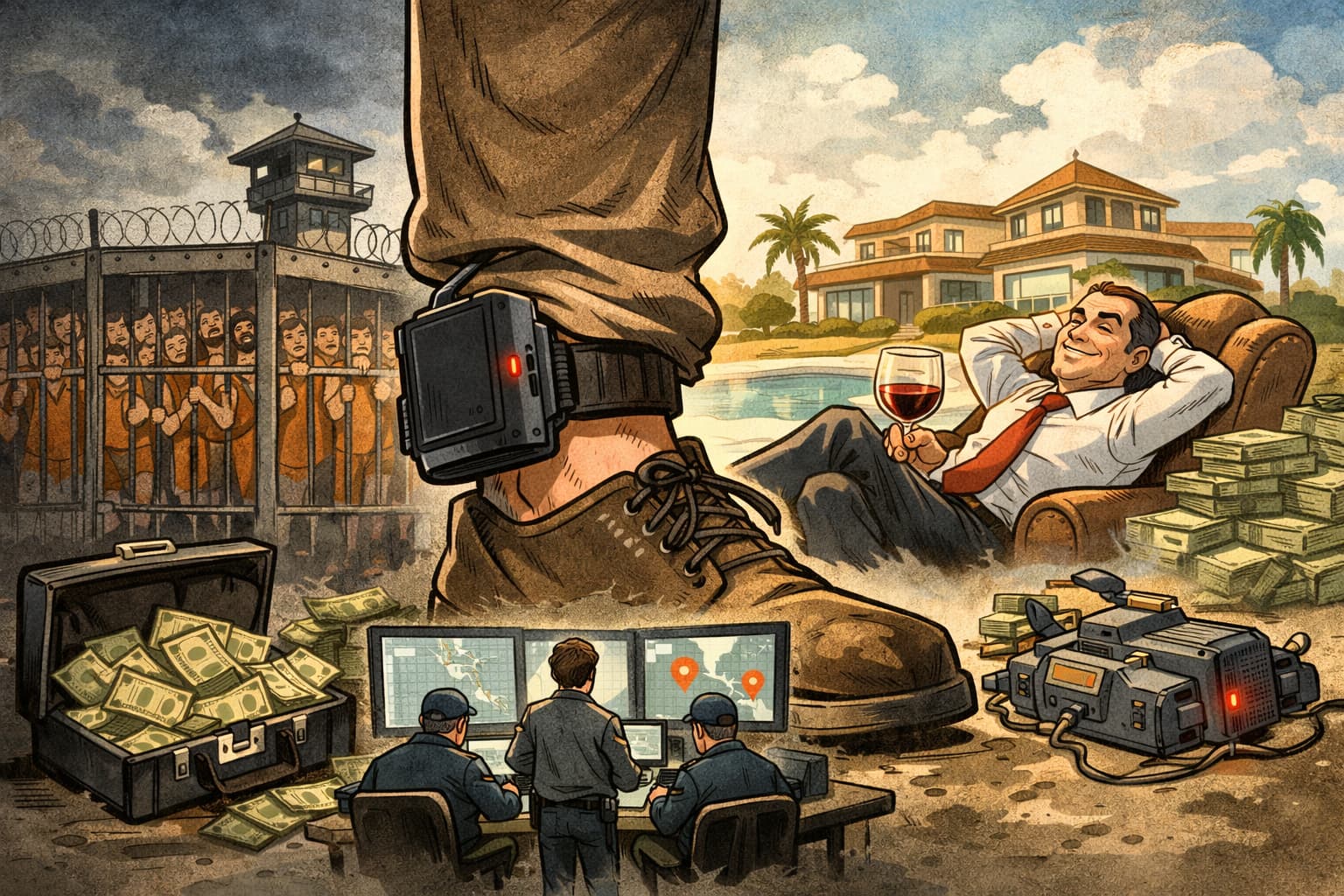 O band-aid eletrônico da justiça penal