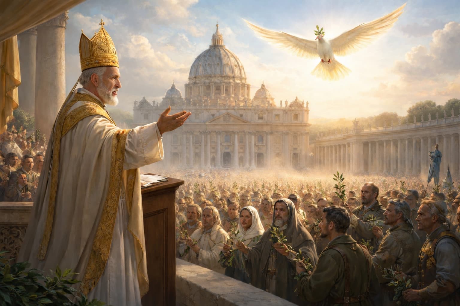 Contra a guerra sacralizada: o magistério que sustenta a posição do papa