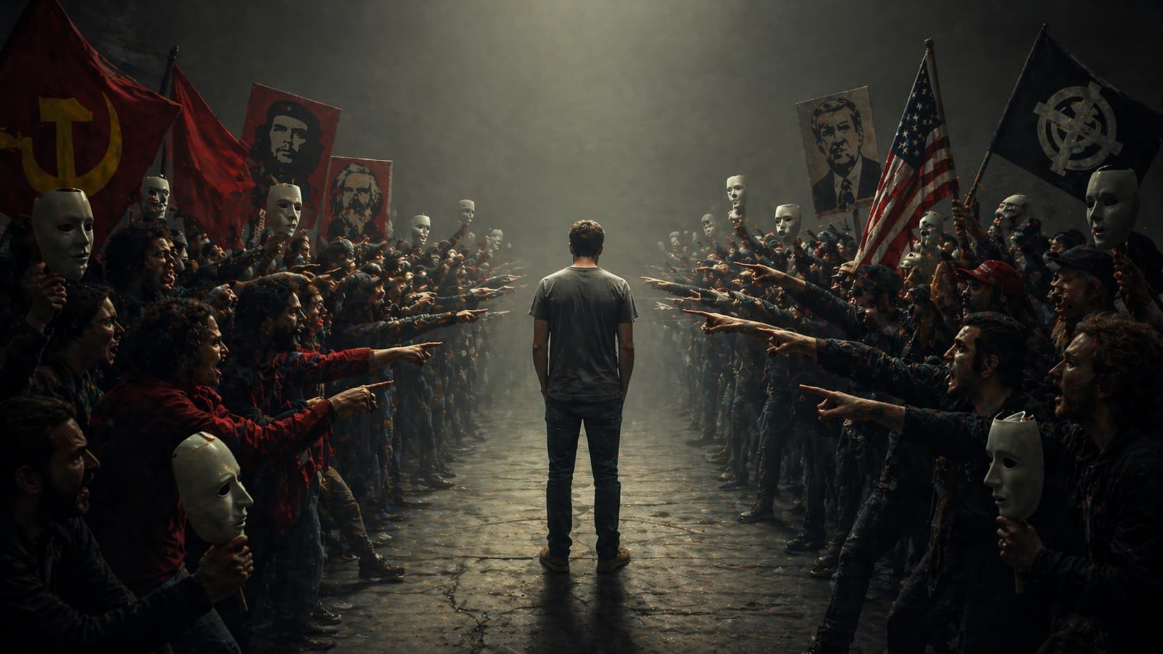 Você já foi acusado de ser fascista ou comunista?