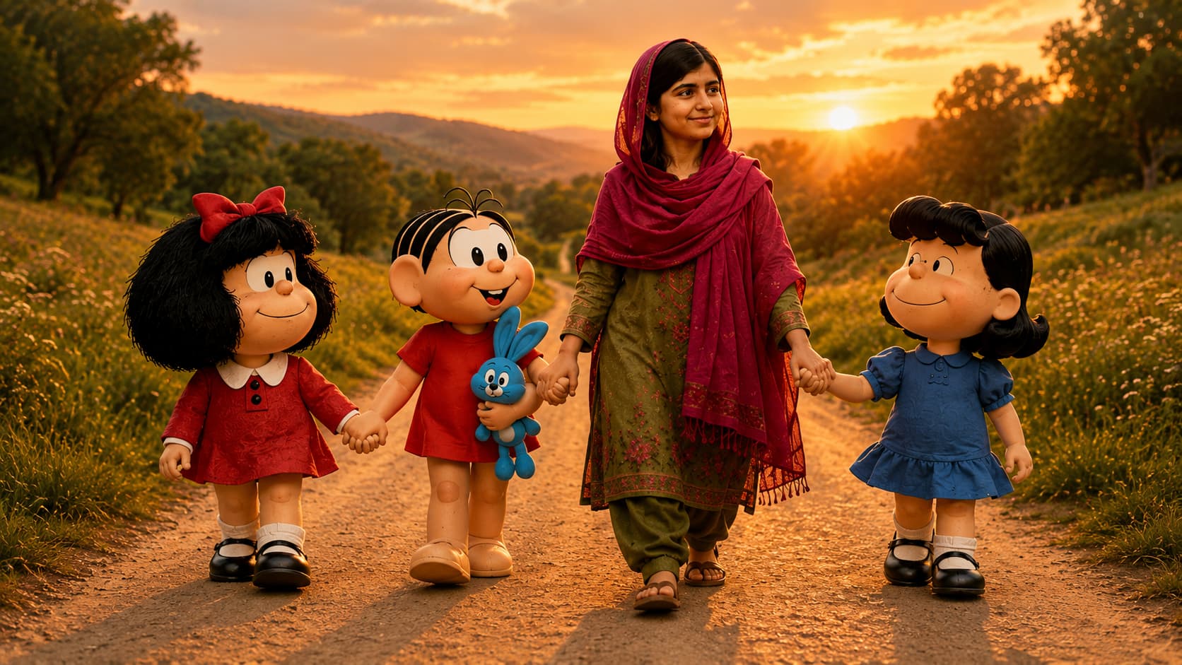 Girls Who Thought the World: Mafalda, Monica, Lucy, and the Childhood of Consciousness