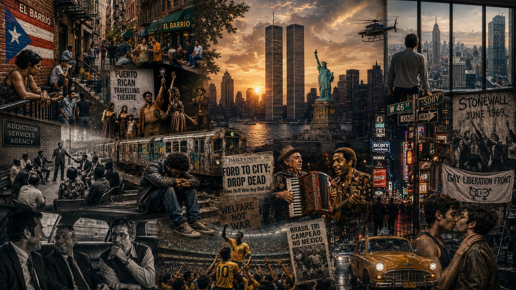 Nova York continuava acordada