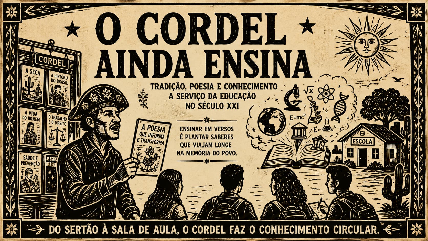 O cordel ainda ensina