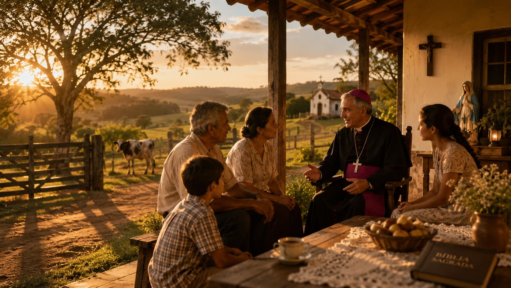 A visita de um pastor