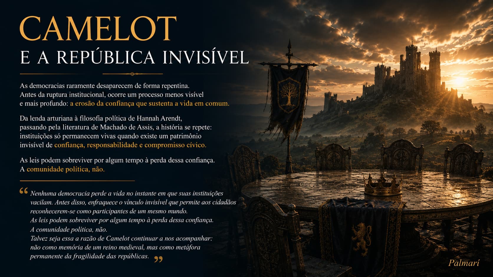 Camelot e a República Invisível