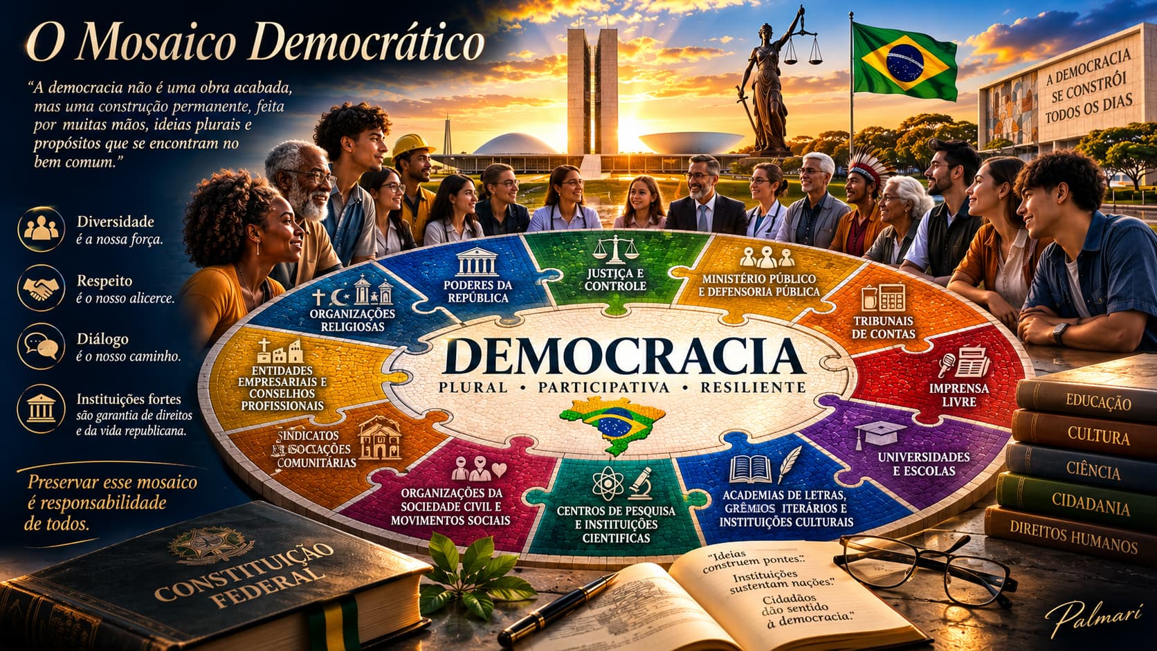O Mosaico Democrático