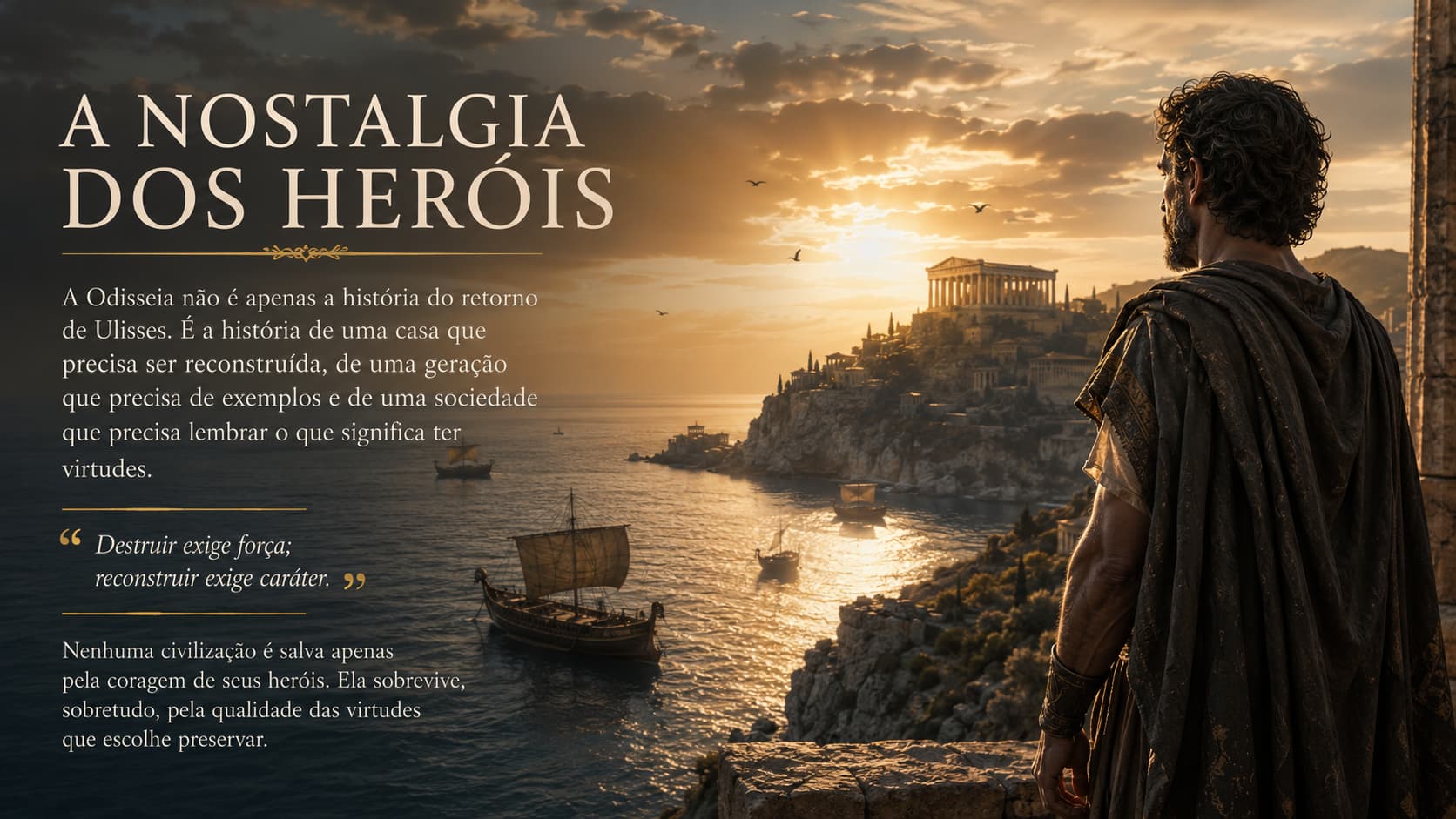 A nostalgia dos heróis