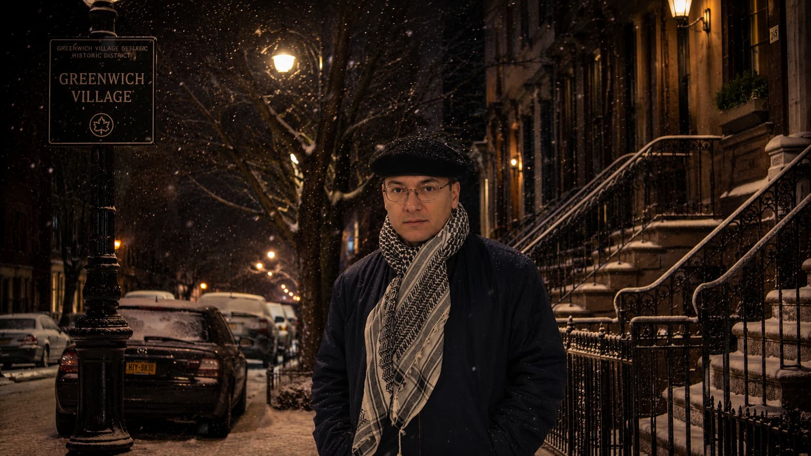 O inverno em Greenwich Village