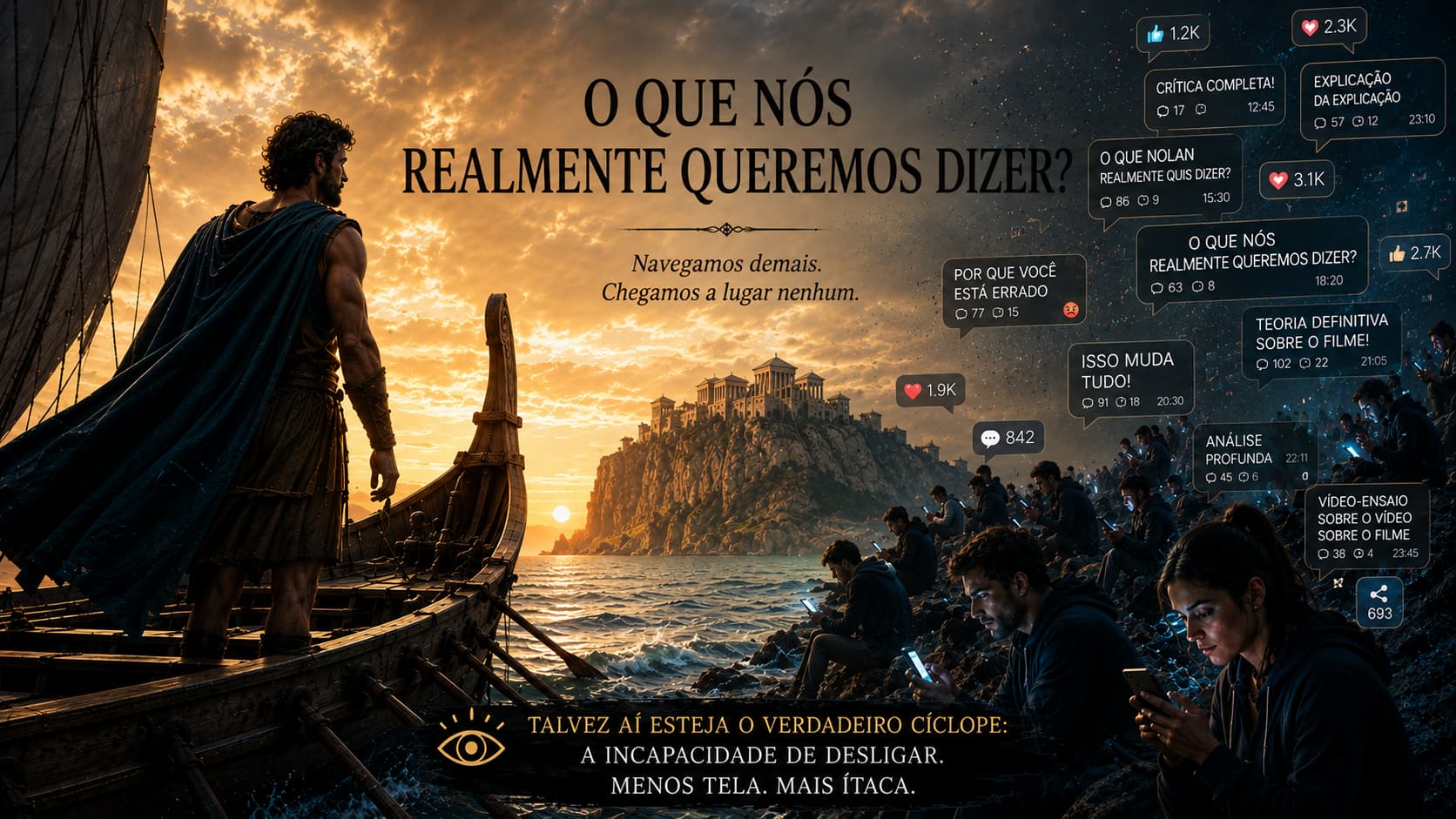 Ulisses, o algoritmo e a nossa incapacidade de deixar as coisas em paz